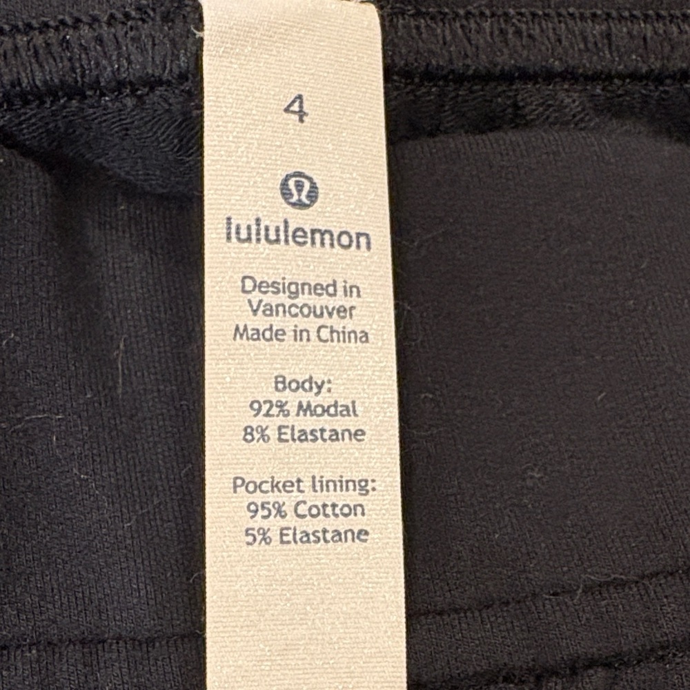 lululemon athletica Black Track Pants